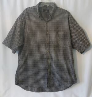 INTERNATIONAL WATERS Button Down Shirt Size XL Short Sleeve Casual Streetwear